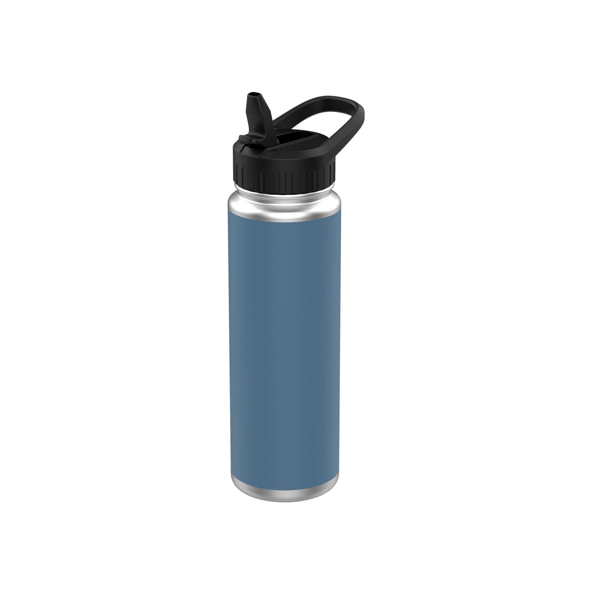 2 Liter Water Bottle Stainless Steel Portable Straw Thermos Bottle