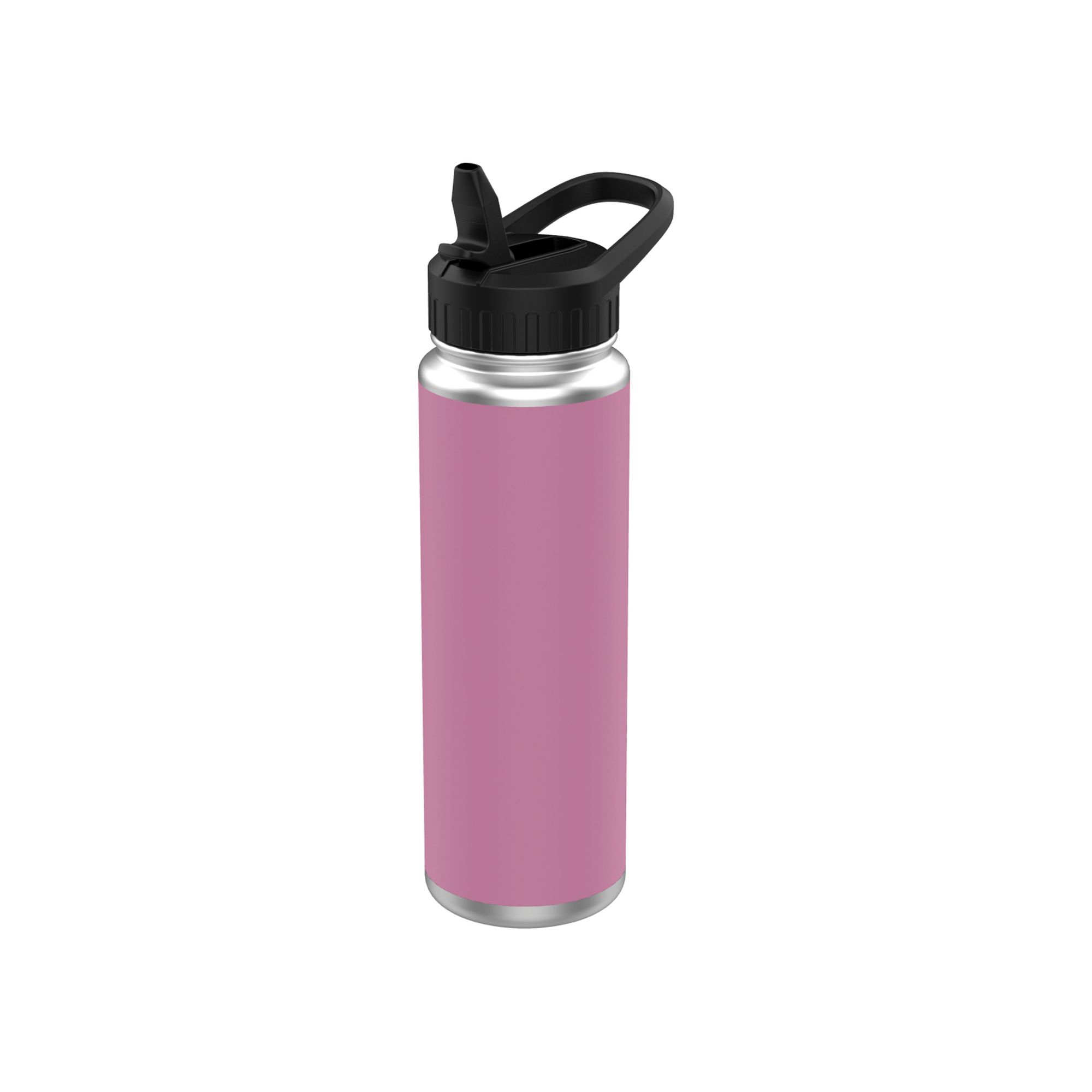 Berkley Jensen Stainless Steel Water Bottle, 2 Pk. - Pink and Gray