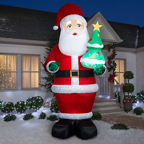 Gemmy 10' Airblown Inflatable Lighted Santa