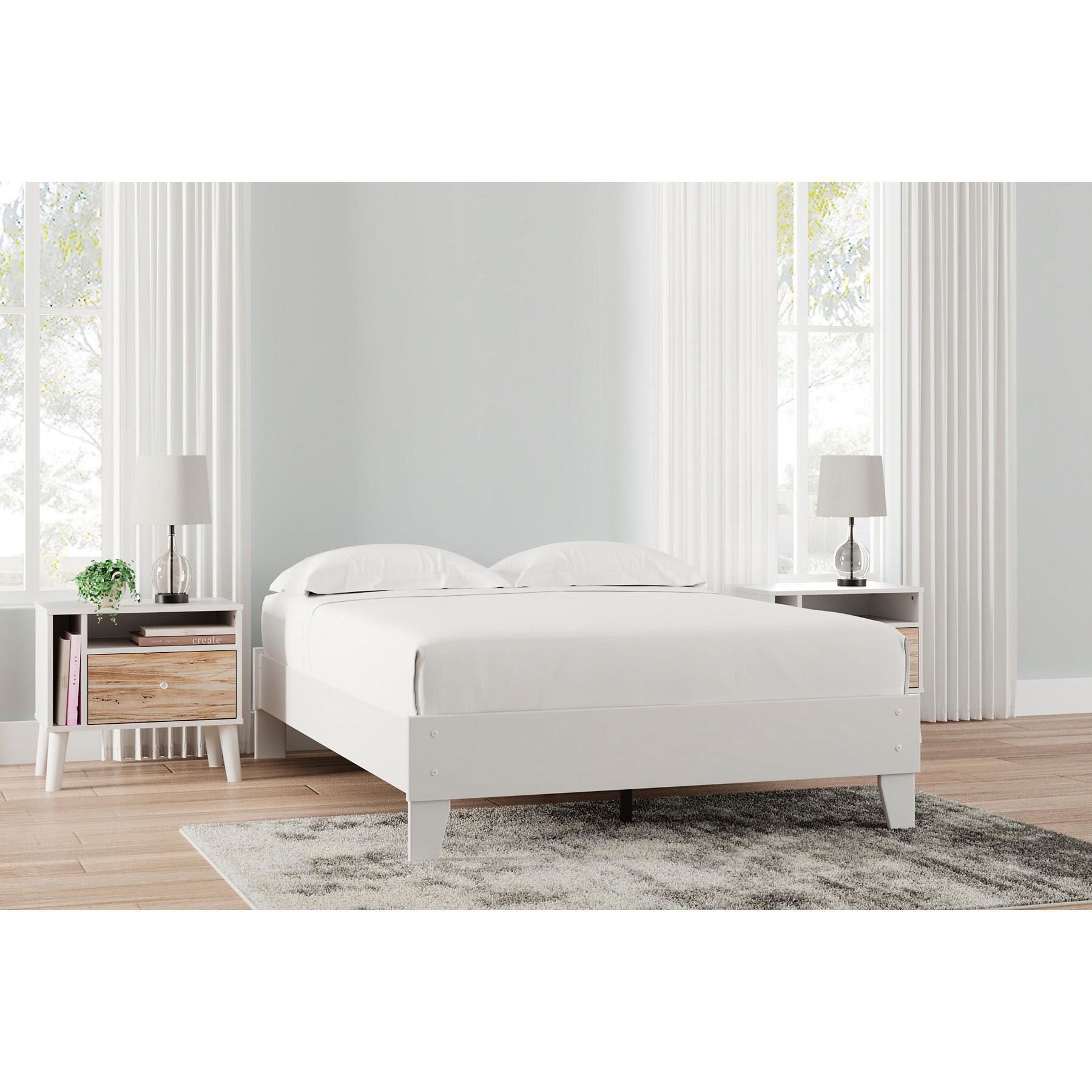 Full size bed on sale frame ashley