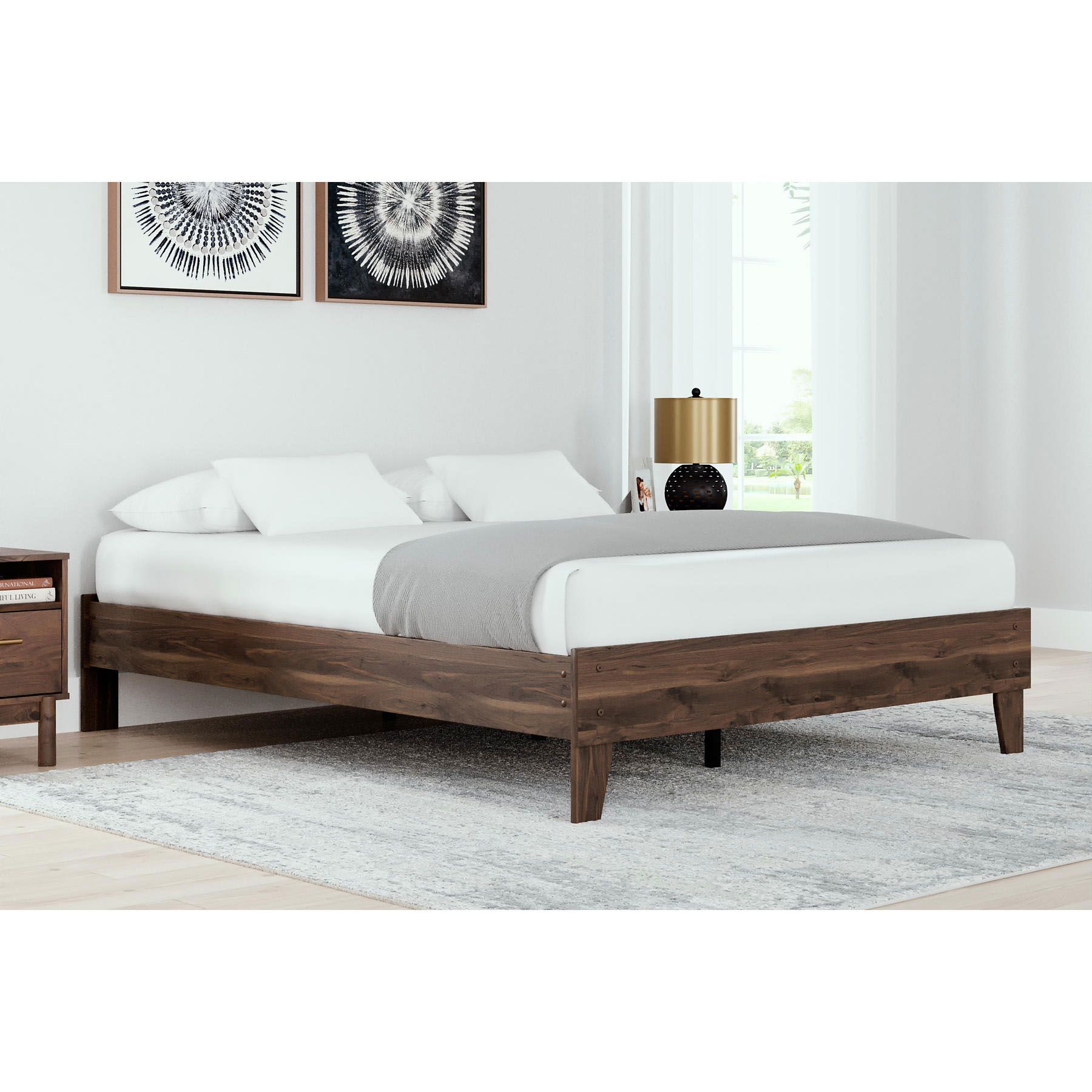 Ashley furniture platform deals bed