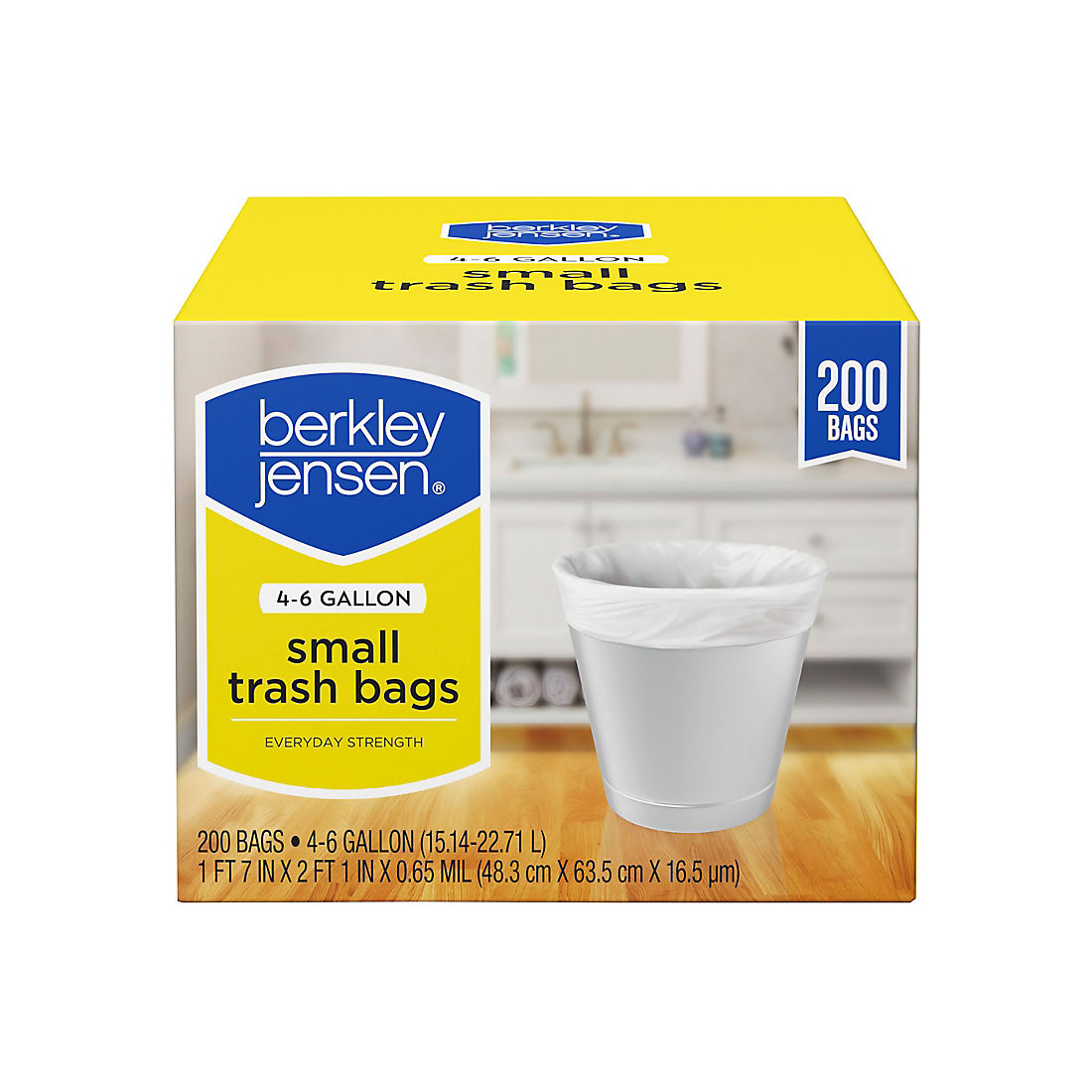 Berkley Jensen 4-6 Gallon Trash Basket Liner