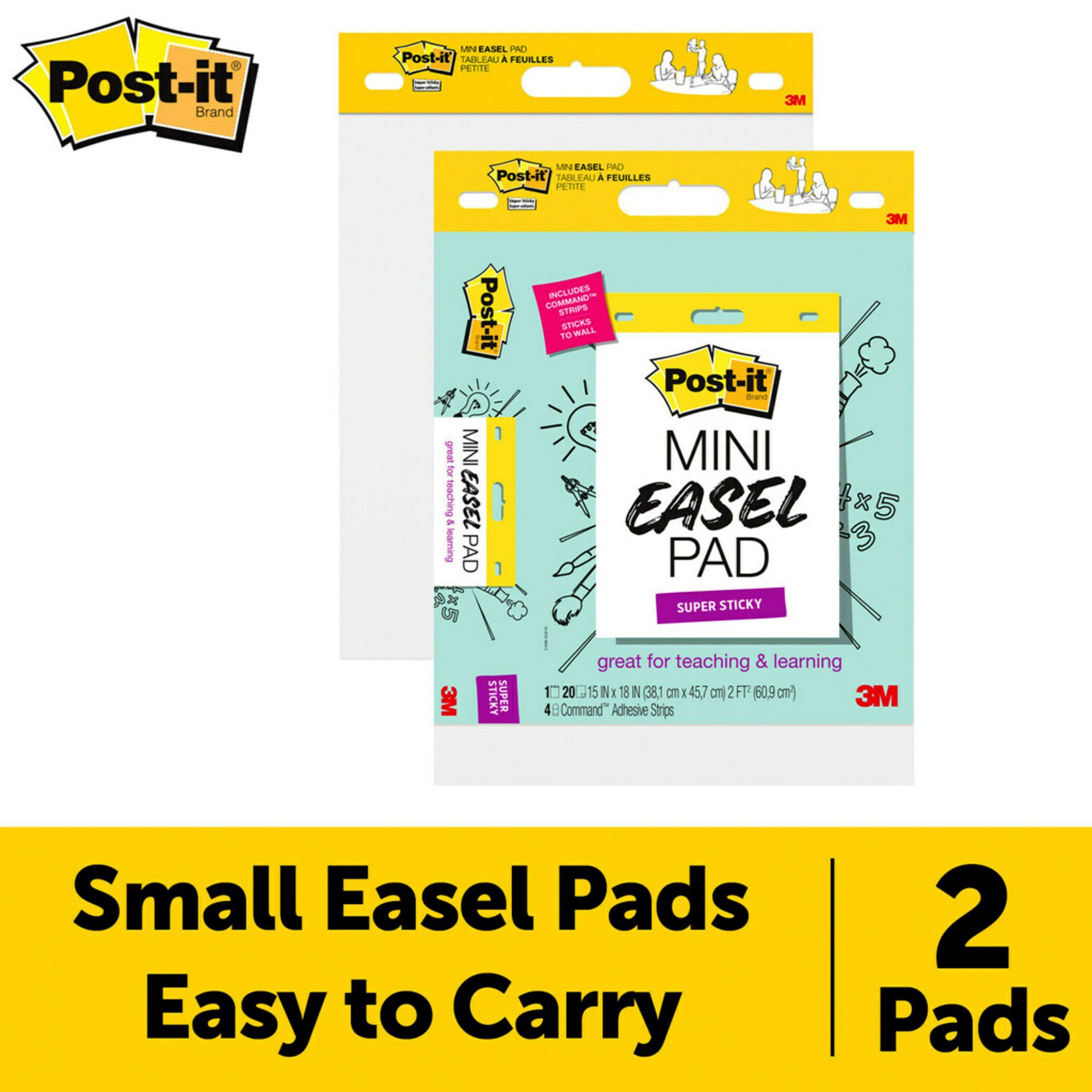 Post-it 15x18 Super Sticky Mini Easel Pad - Set of 2