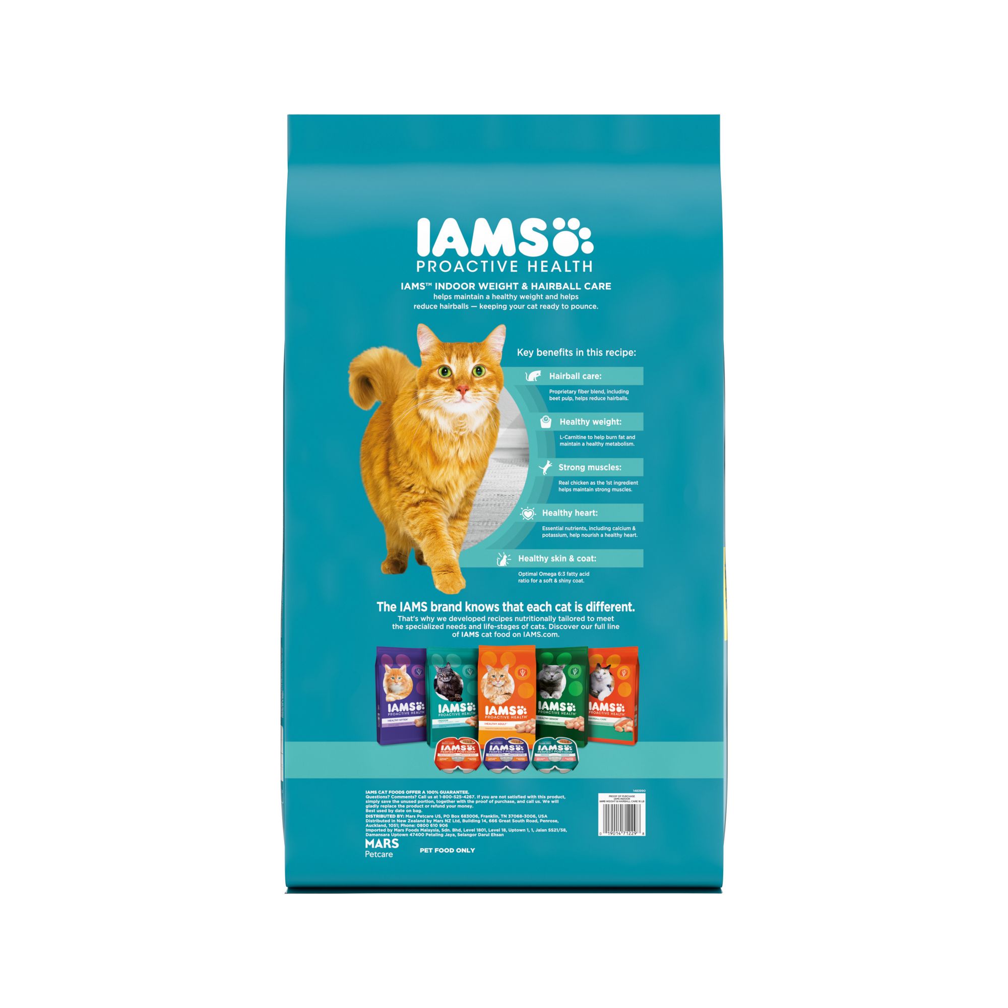 Iams indoor weight clearance and hairball control recall