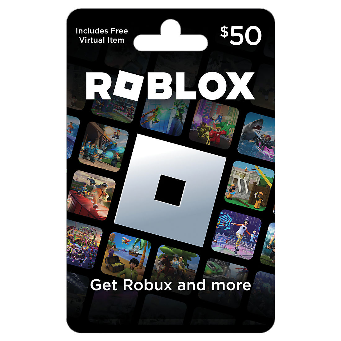 Roblox Black $50 Gift Card