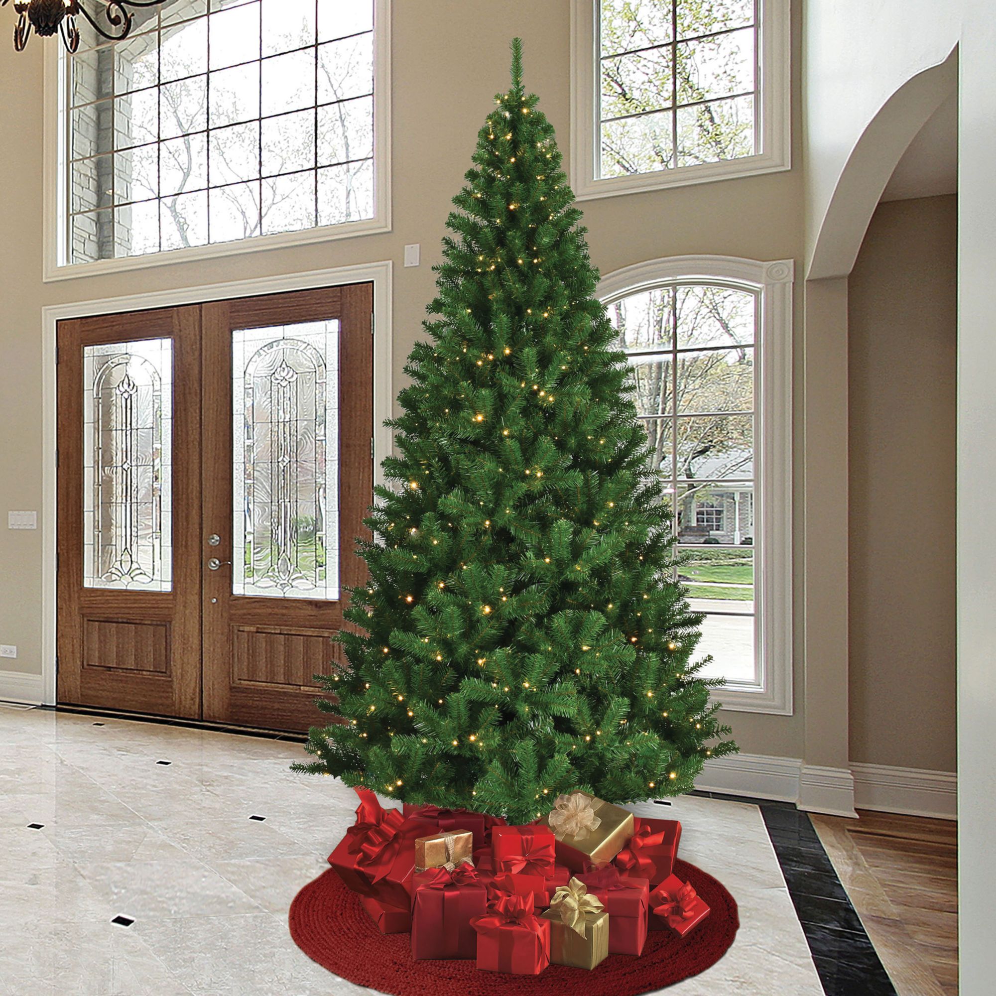 Sylvania 9' 3-Function Color Changing Lighted Tree