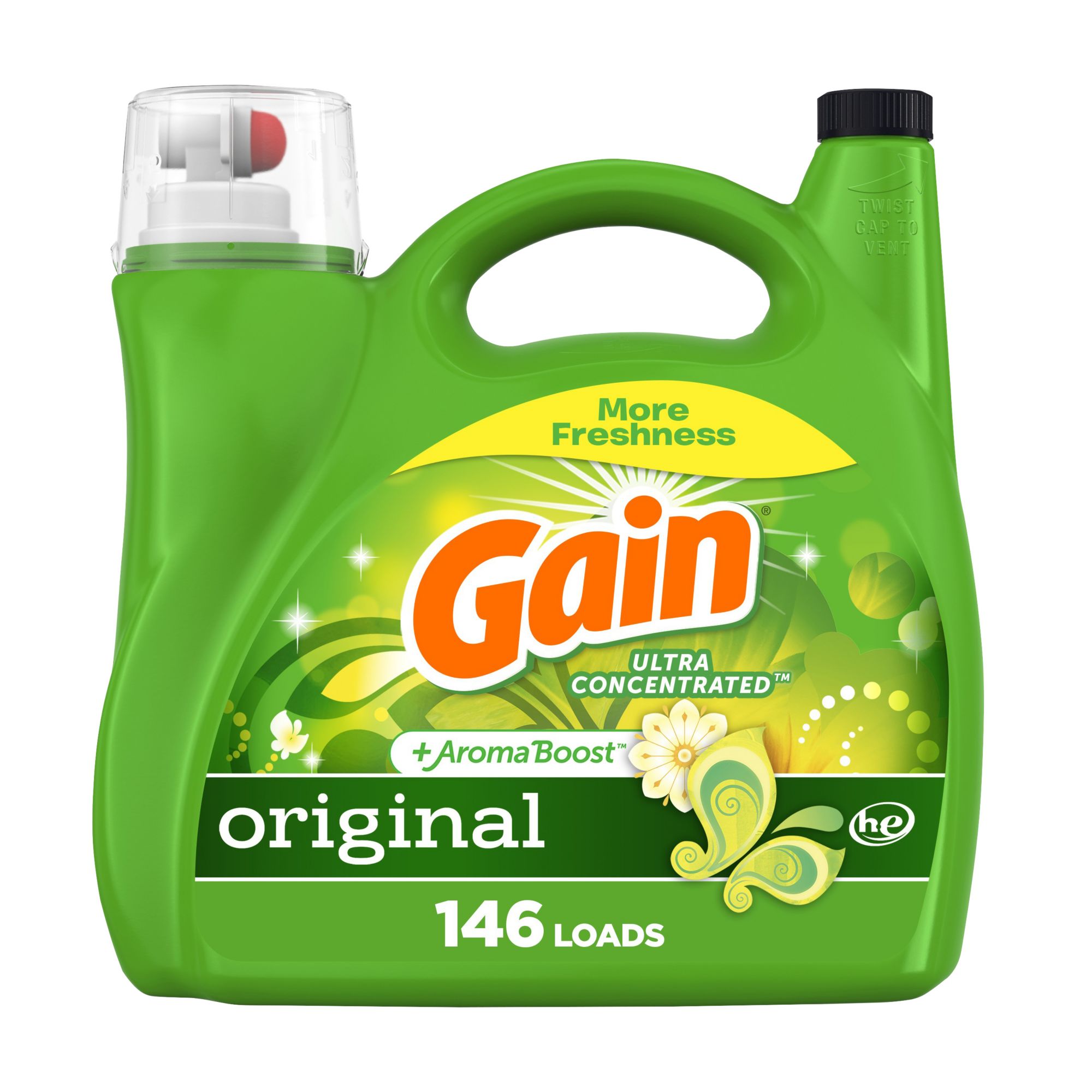 Gain Liquid Laundry Detergent 208 oz. Original Scent BJ s