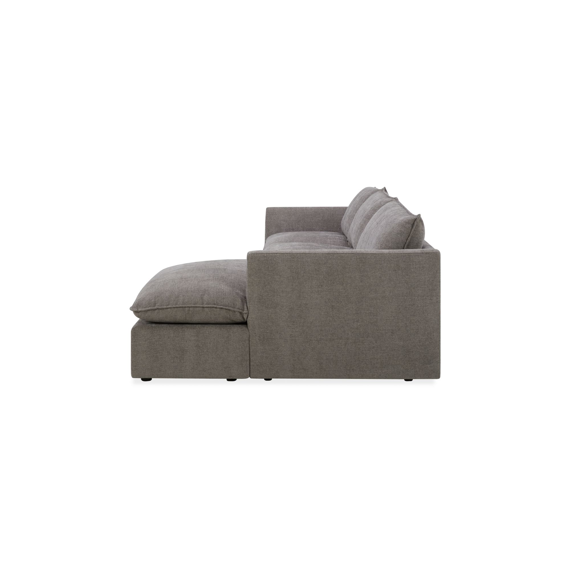 Berkley Jensen Modern Farmhouse 2 Pc. Sofa Chaise - Gray