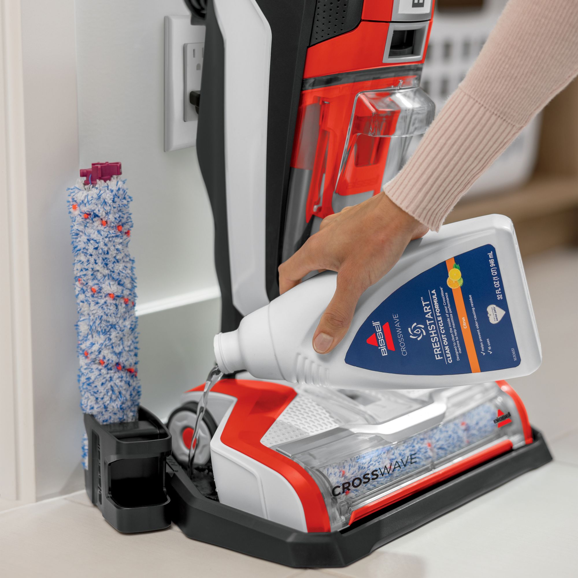 BISSELL Self-Cleaning Crosswave Wet & Dry Vacuum Cleaner with BONUS Brush  Rolls, Parking Tray & Formula