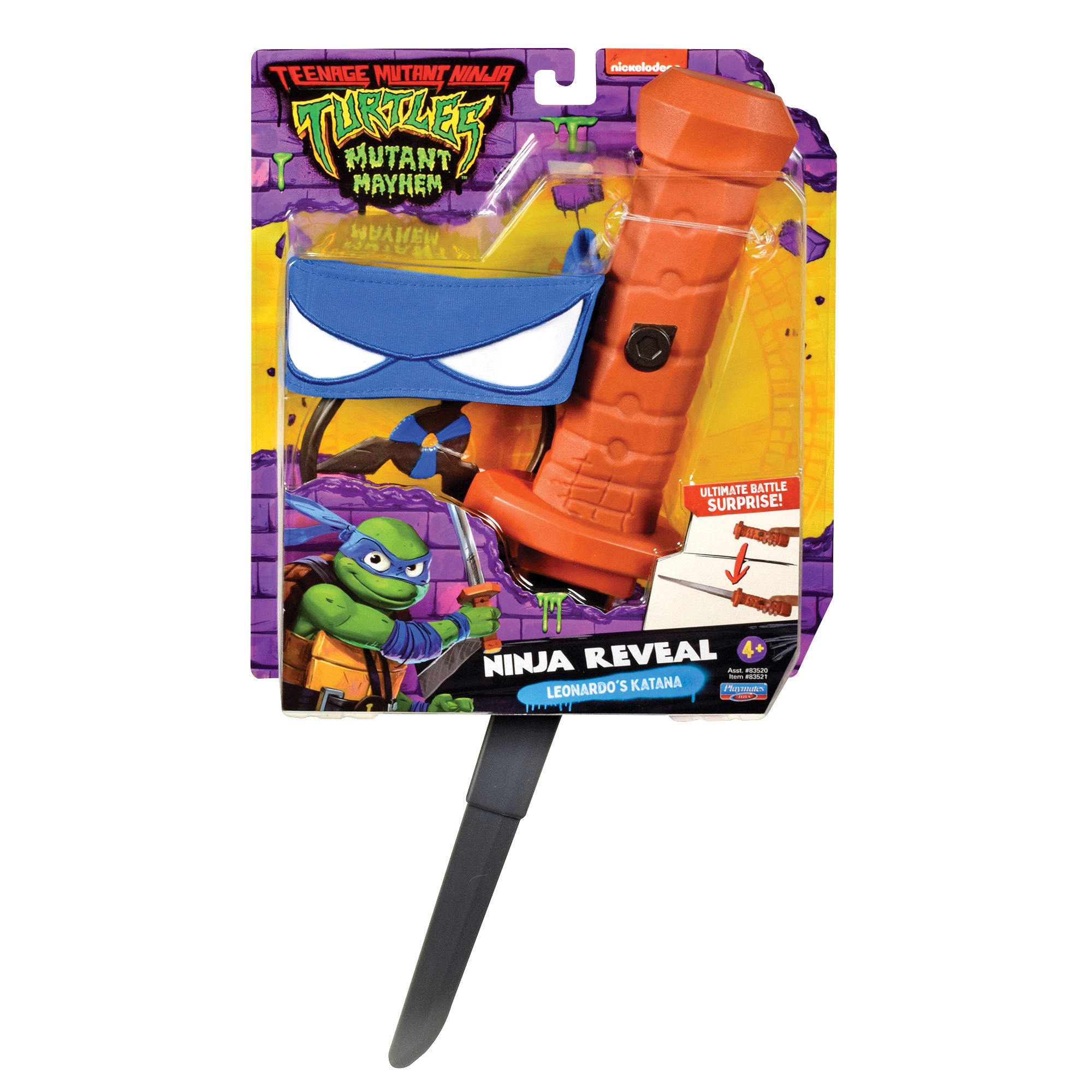  Teenage Mutant Ninja Turtles: Mutant Mayhem Basic Figure Turtle  4-Pack Bundle by Playmates Toys : Toys & Games