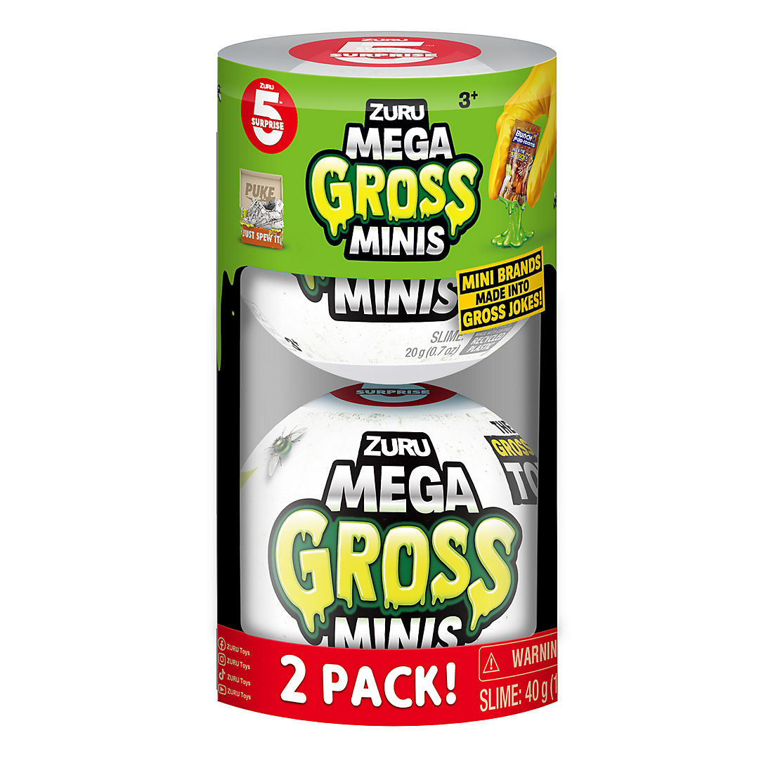 5 Surprise Mega Gross Minis Pickers Candy Bar 2 Mega Gross Mini Toy Loose  Zuru Toys - ToyWiz