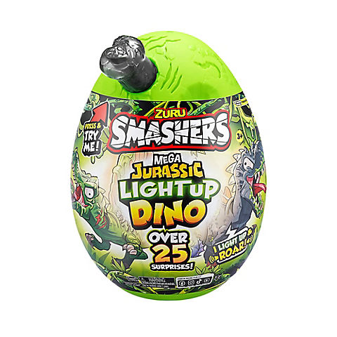 Zuru Smashers Mega Jurassic Dino Light Up Egg