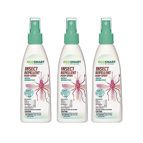 EcoSmart Natural DEET-Free Insect Repellent, 6 oz./3 pk.