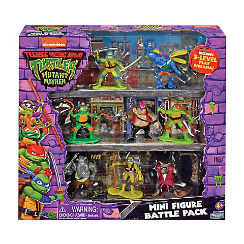 Playmates Teenage Mutant Ninja Turtles: Mutant Mayhem Mini Figure Battle Pack