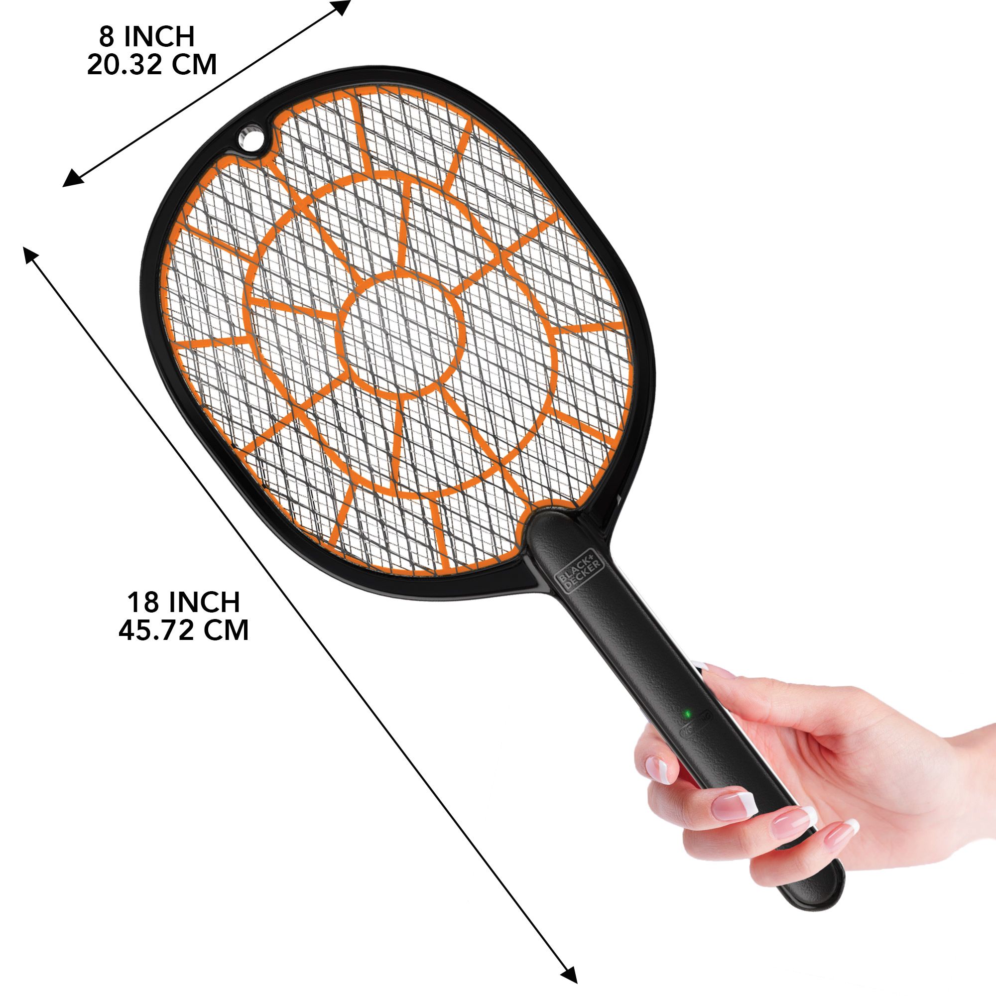 Black & Decker Indoor/Outdoor Non-Toxic Bug Zapper in Black