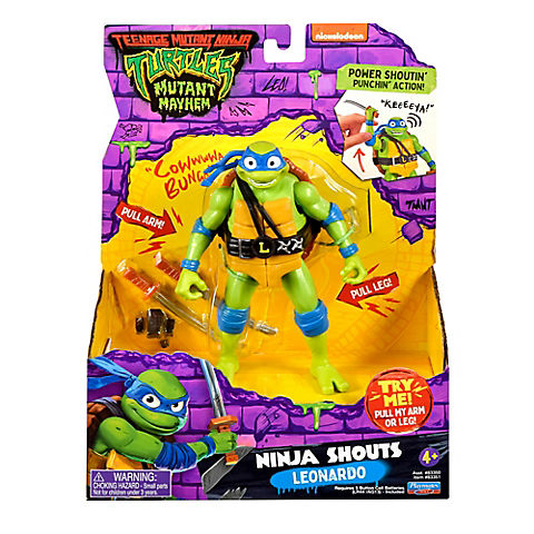 Playmates Teenage Mutant Ninja Turtles Mutant Mayhem 5.5" Ninja Shouts Figure