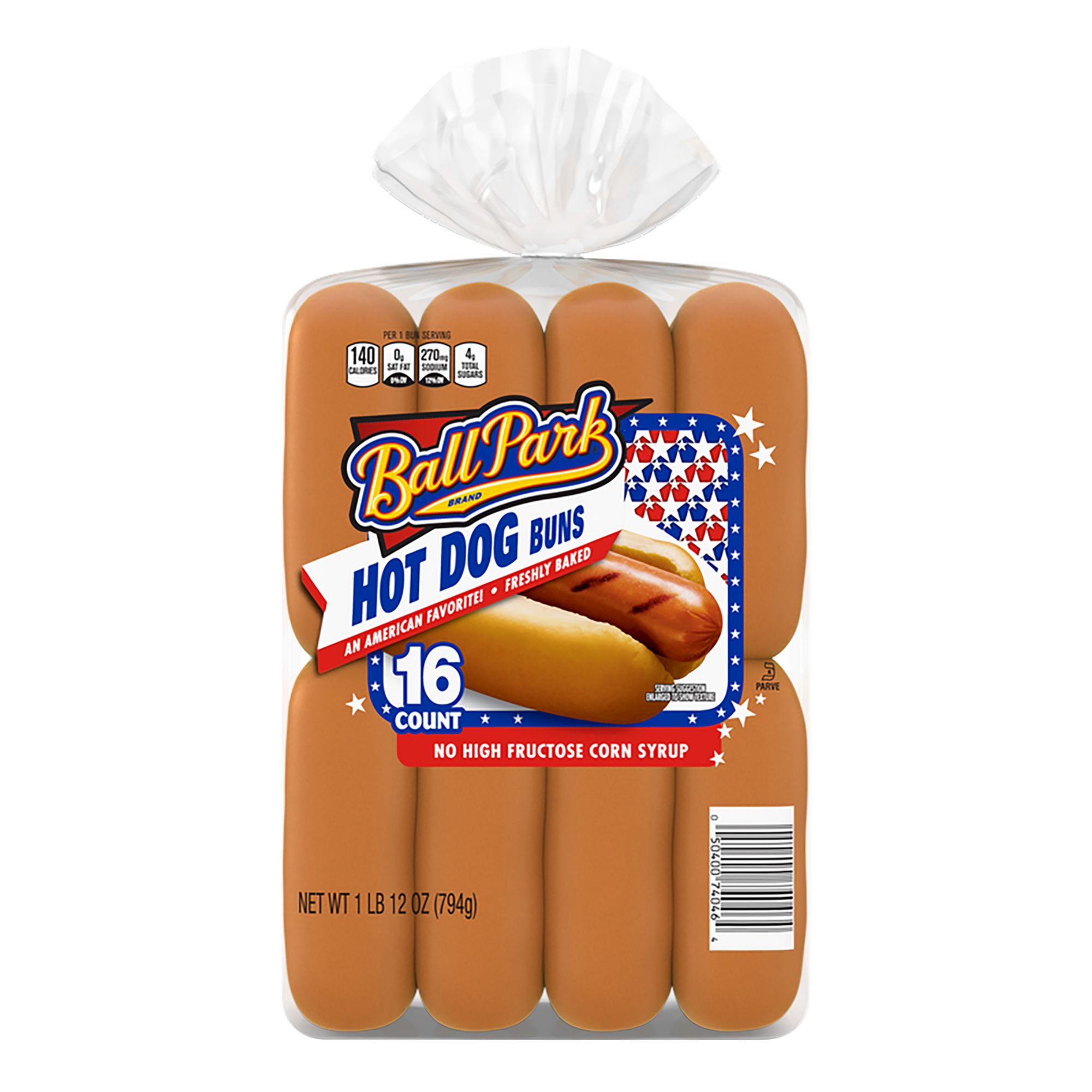 Great Value Hot Dog Buns, White, 11 oz, 8 Count 