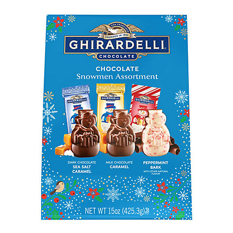Ghirardelli Chocolate Snowmen Assorted XL Bag, 15 oz.