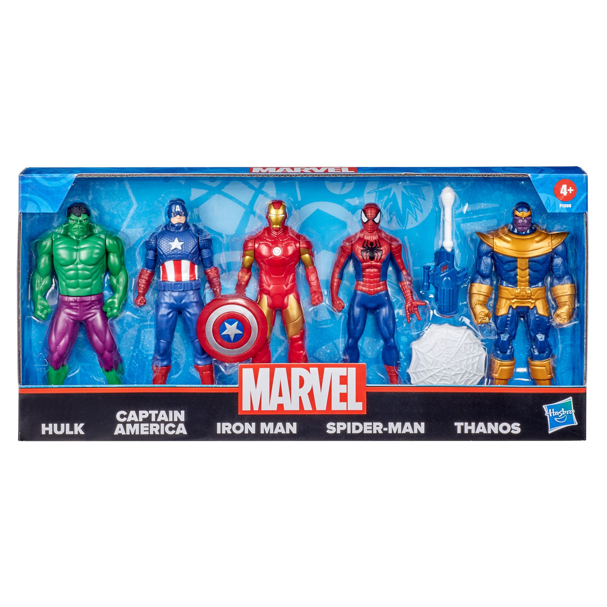 Marvel Titan Hero Series Action Figure Multipack, 6 Action Figures, 12-Inch  Toys, Inspired Comics, for Kids Ages 4 and Up