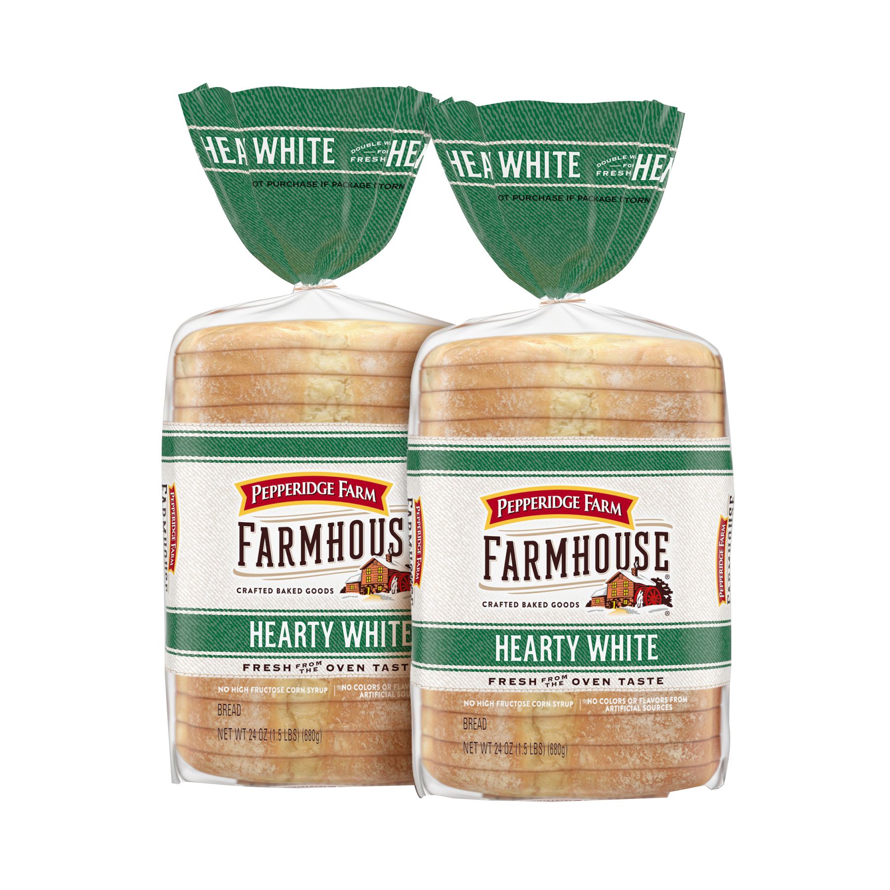 Pepperidge Farm Farmhouse Hearty White Bread 24 Oz Bjs Wholesale Club