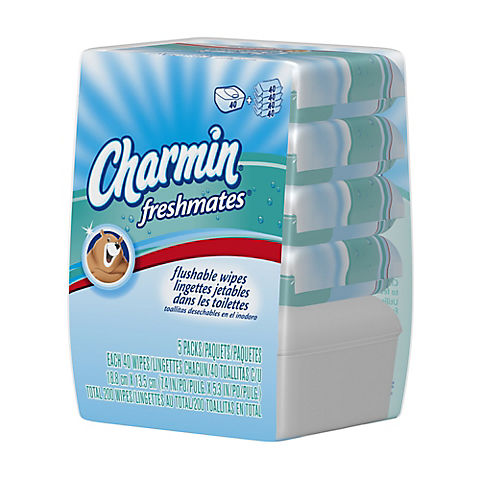 Charmin Freshmates Flushable Moist Wipes, 200 ct.