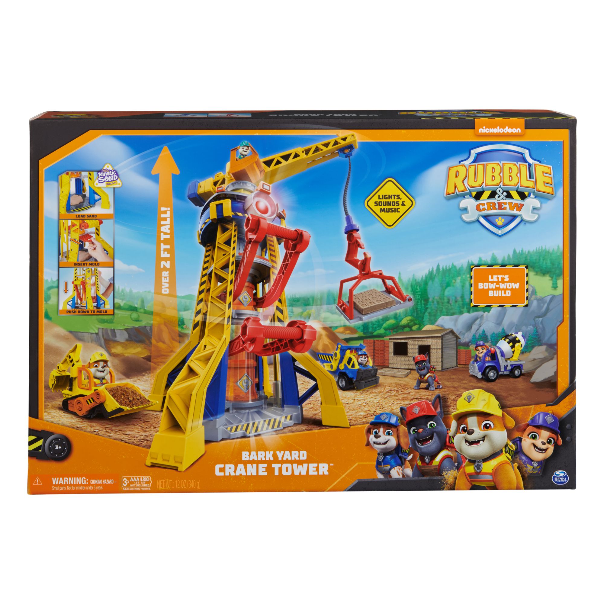 Rubble & Crew Bark Yard Crane Tower Playset