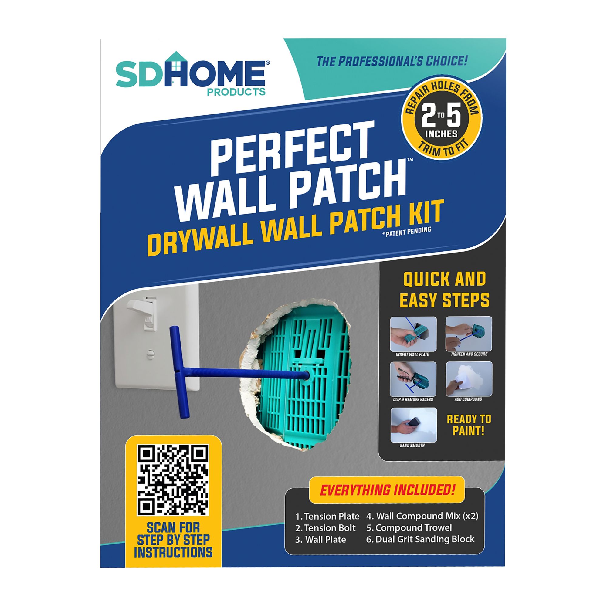 Wall Repair Patch Kit