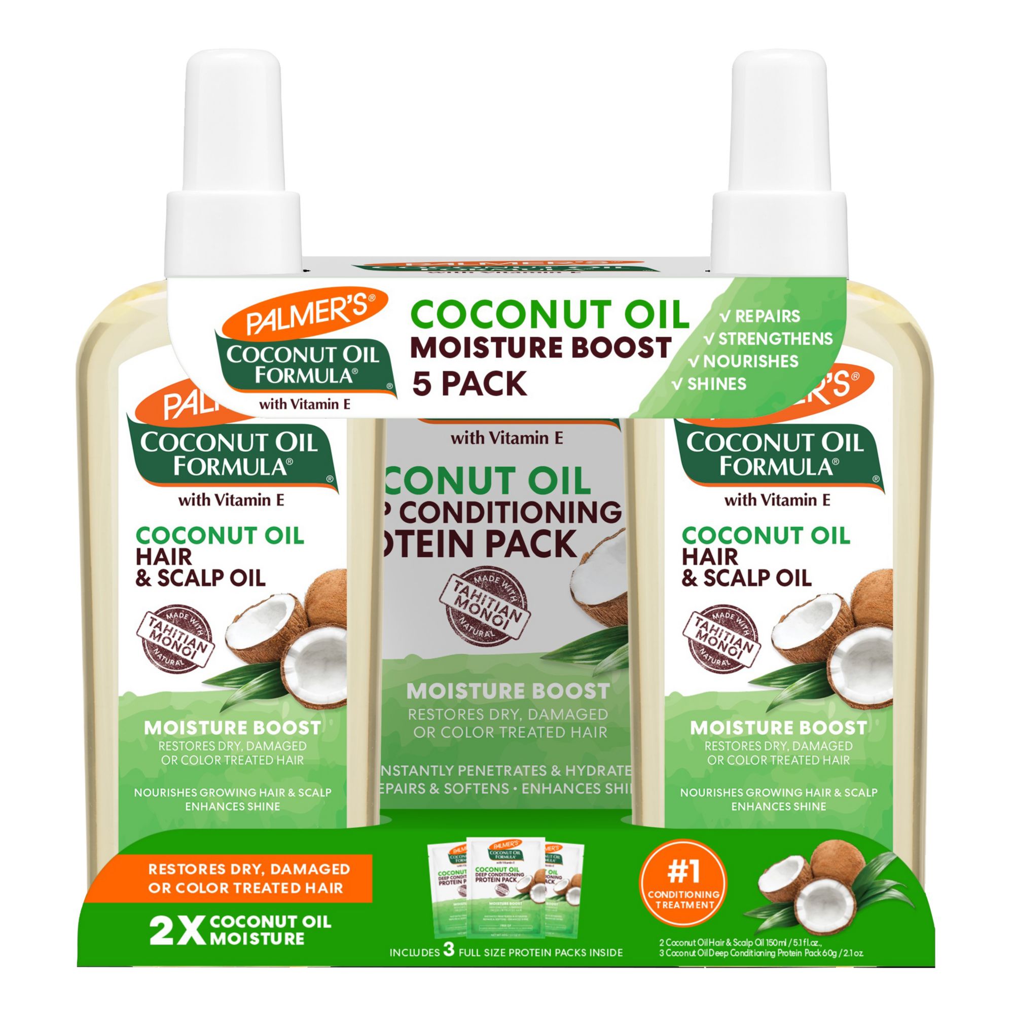 Palmer's Coconut Oil Formula Moisture Boost Set, 5 pk.