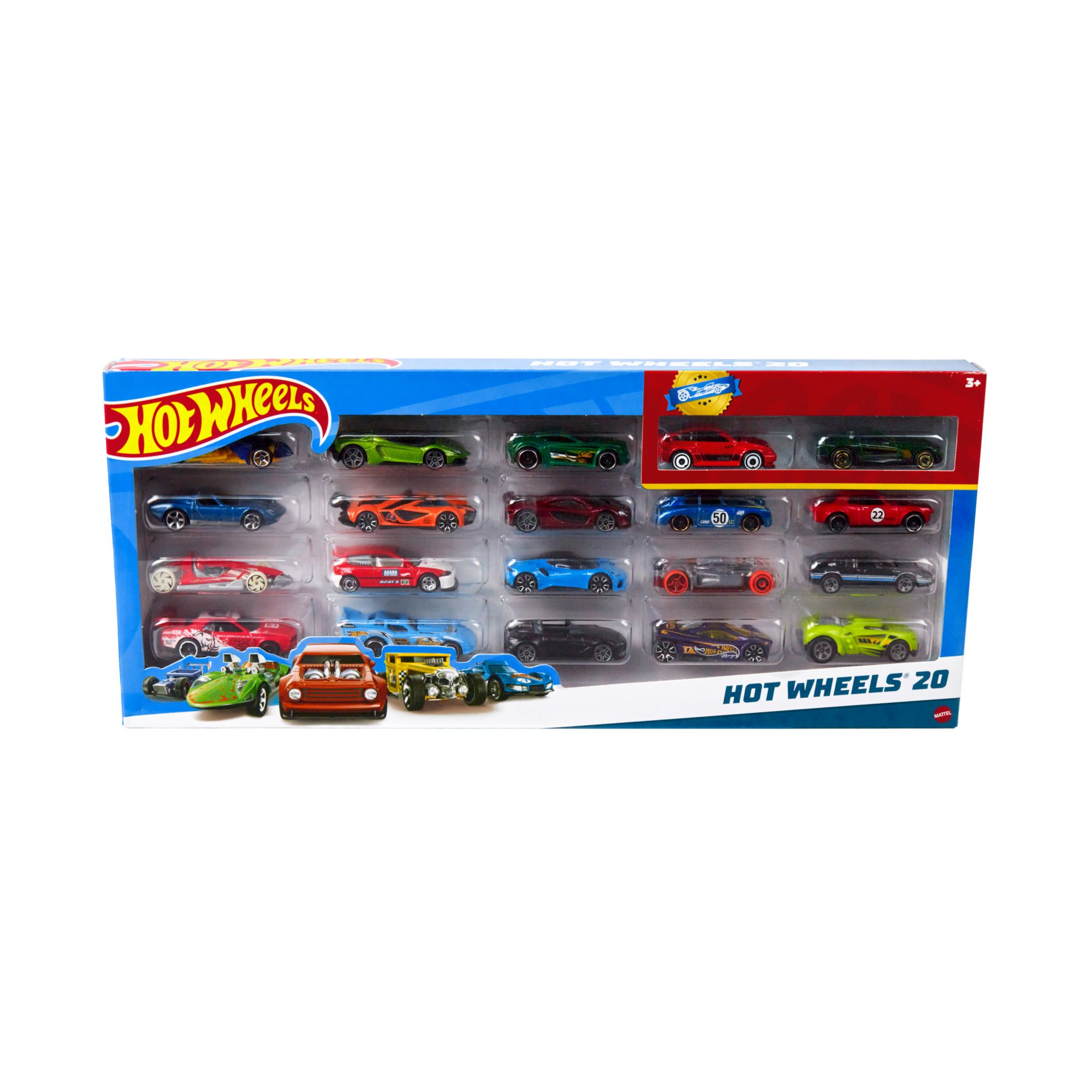 Hot Wheels City Battling Creature Transports with 20 Die-Cast Cars