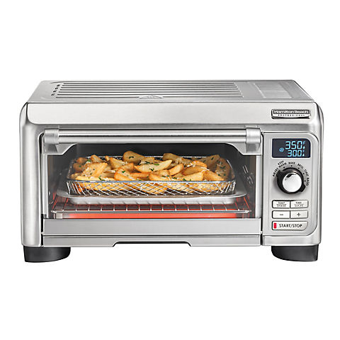 Hamilton Beach Digital Sure-Crisp Air Fry Toaster Oven - Black and Stainless Steel