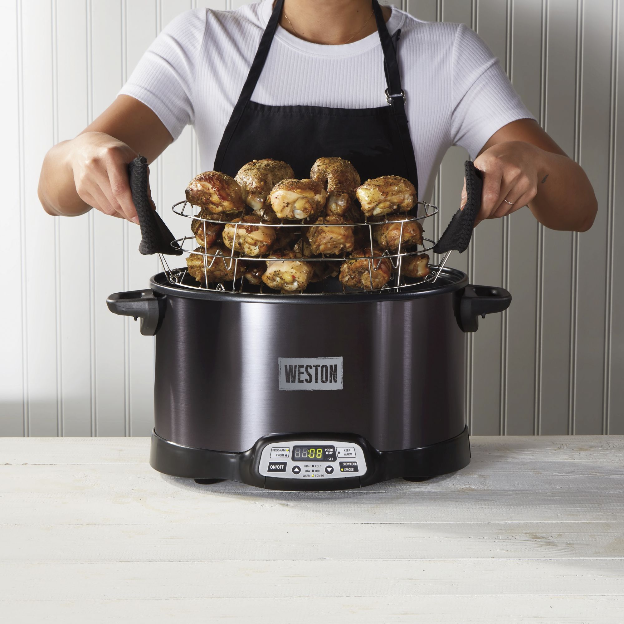 Weston 2 in 1 Indoor Smoker & Slow Cooker