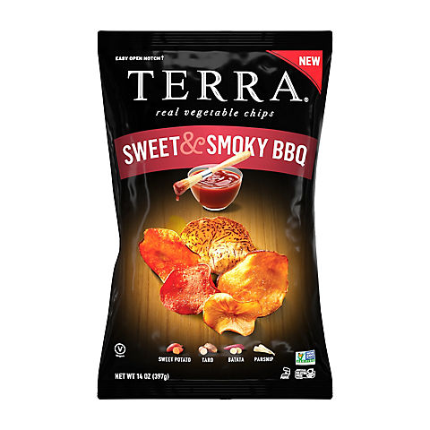 Terra Sweet & Smoky BBQ Chips, 14 oz.