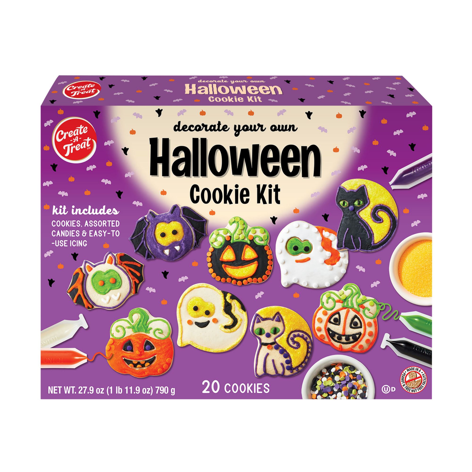 Create A Treat Halloween Cookie Kit, 20 ct. | BJ\'s Wholesale Club