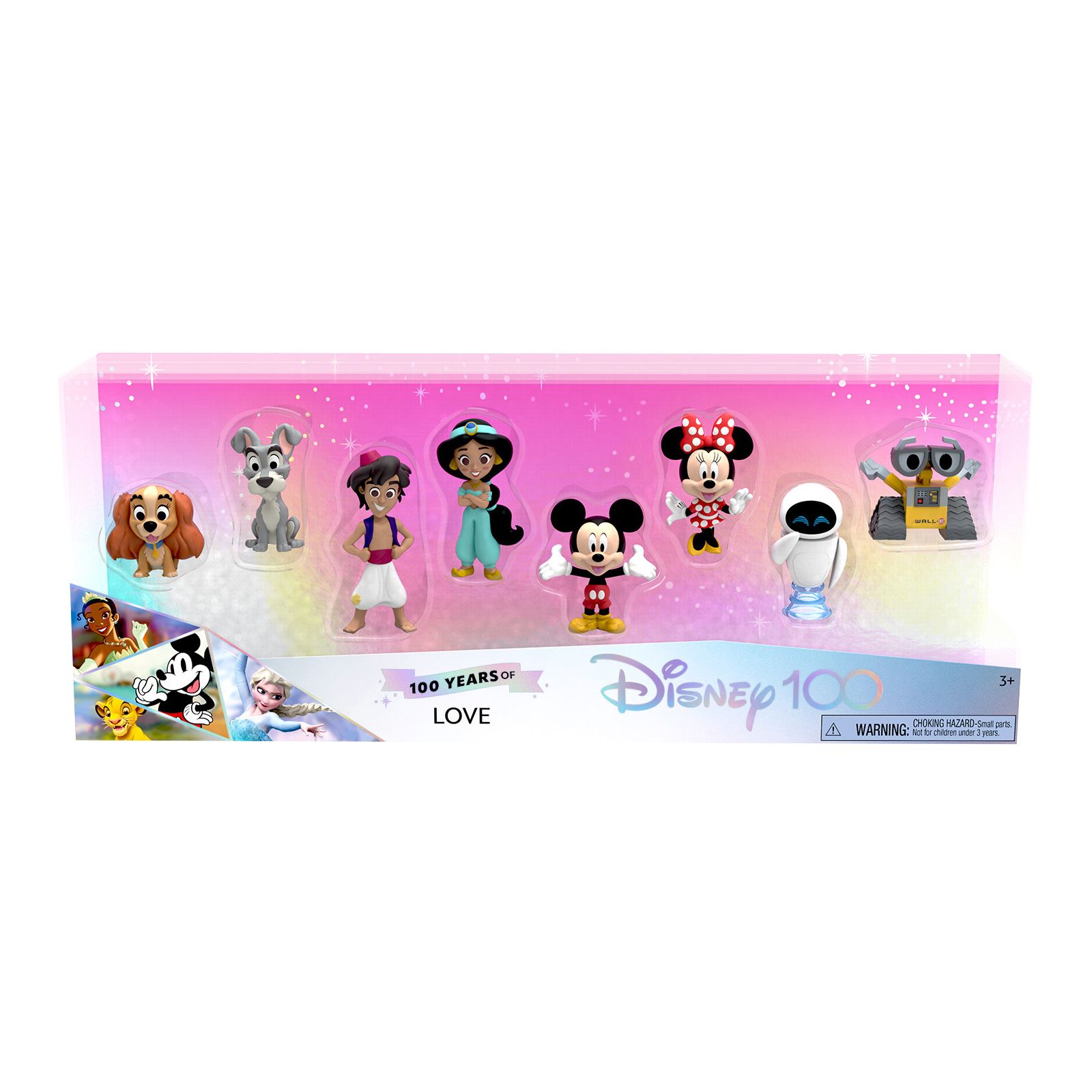 Disney100 Years of Laughter Celebration Collection Limited Edition 8-piece  Figure Pack, Kids Toys for Ages 3 up 