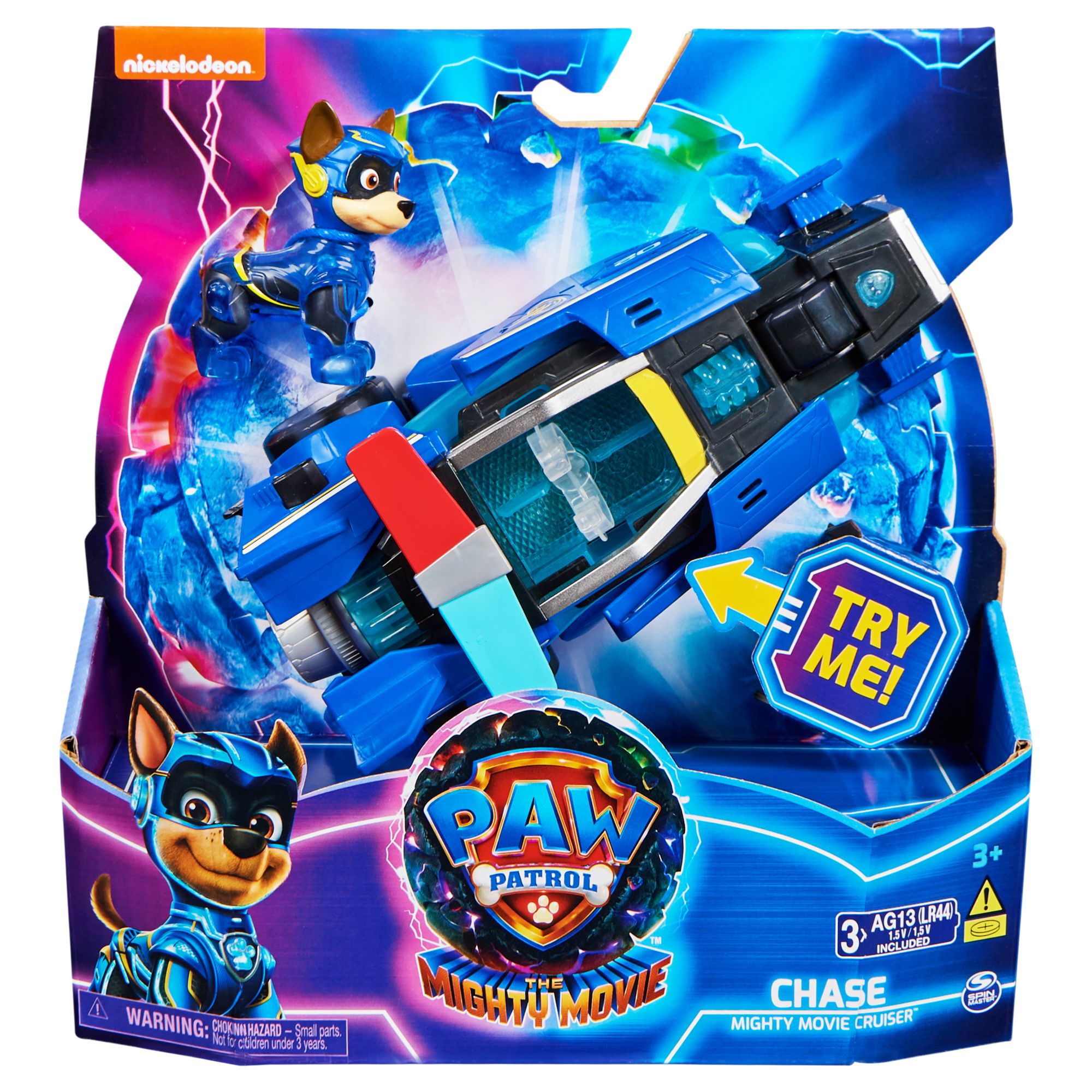 Paw Patrol: The Mighty Movie Toy Vehicle with Action Figure