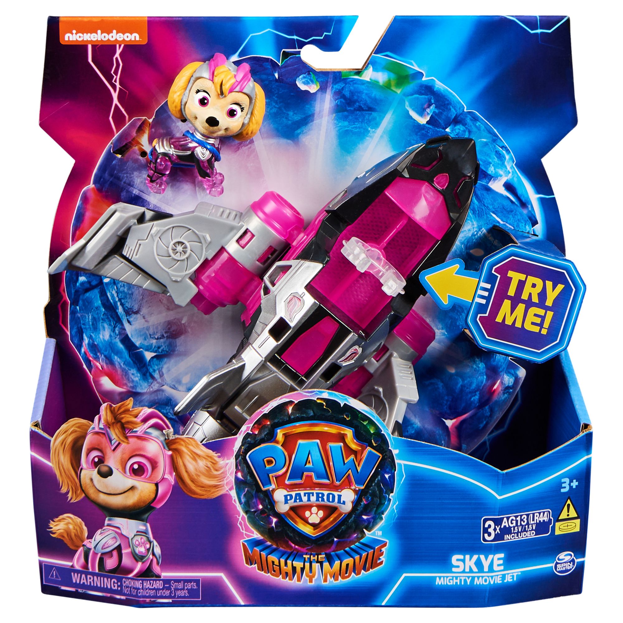 Paw Patrol The Mighty Movie Toy Vehicle with Mighty Pups Action Figure