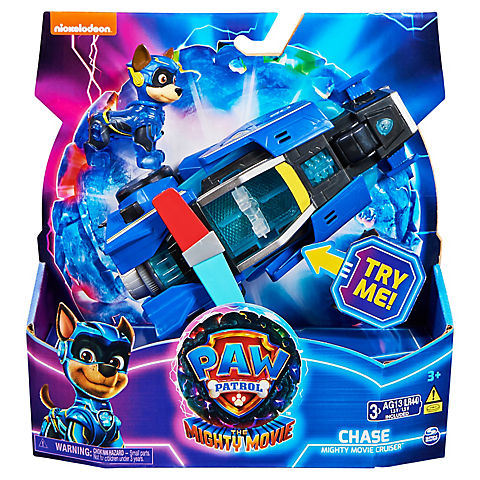 Paw Patrol: The Mighty Movie Toy Vehicle with Mighty Pups Action Figure