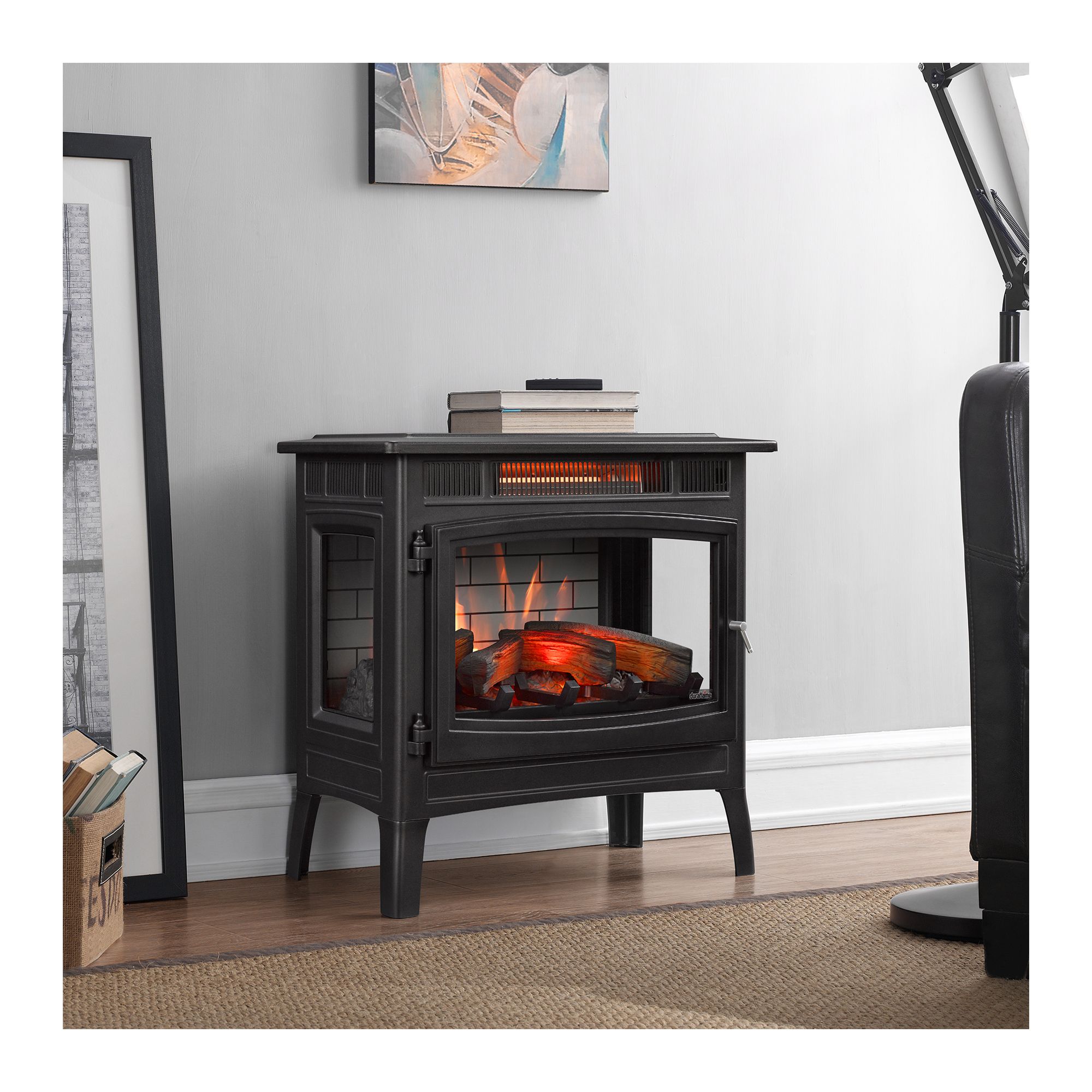 Duraflame Infragen Electric Stove Heater with 3D Flame Effect