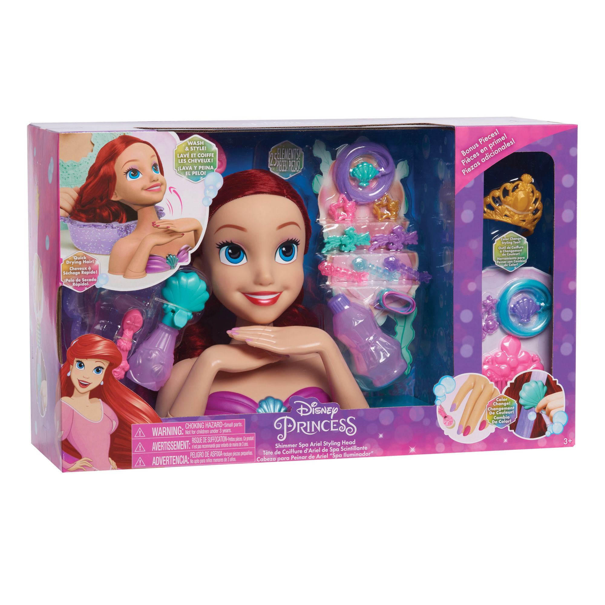 Ariel makeup doll head online