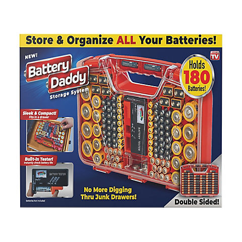 Battery Daddy 180-Battery Storage System - Red
