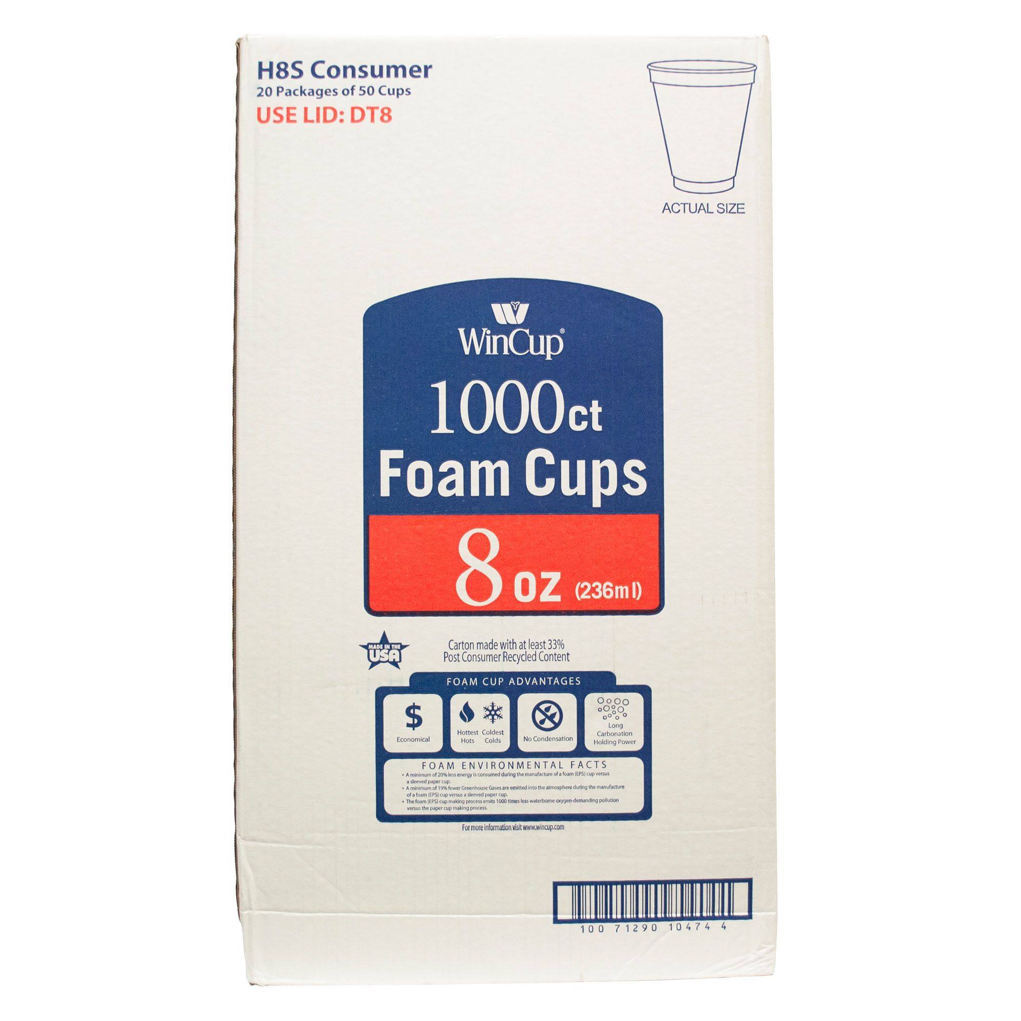20 oz. Styrofoam Cup 500 pack of Cups