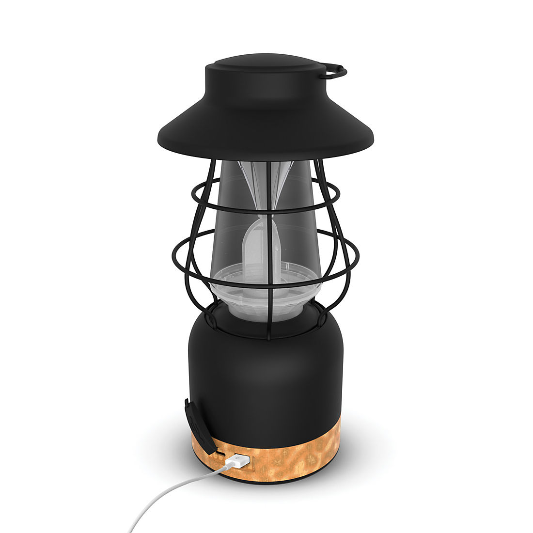 Cascade Mountain Tech Dual-Power Lantern with USB Charging Station
