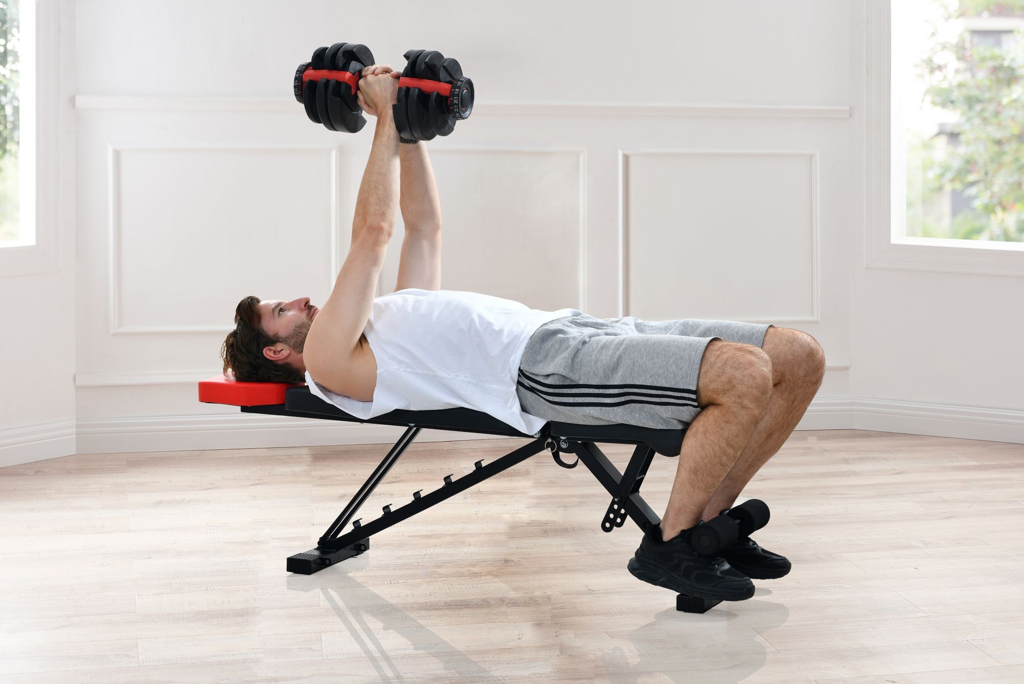 Makerri Adjustable Weight Bench - Black