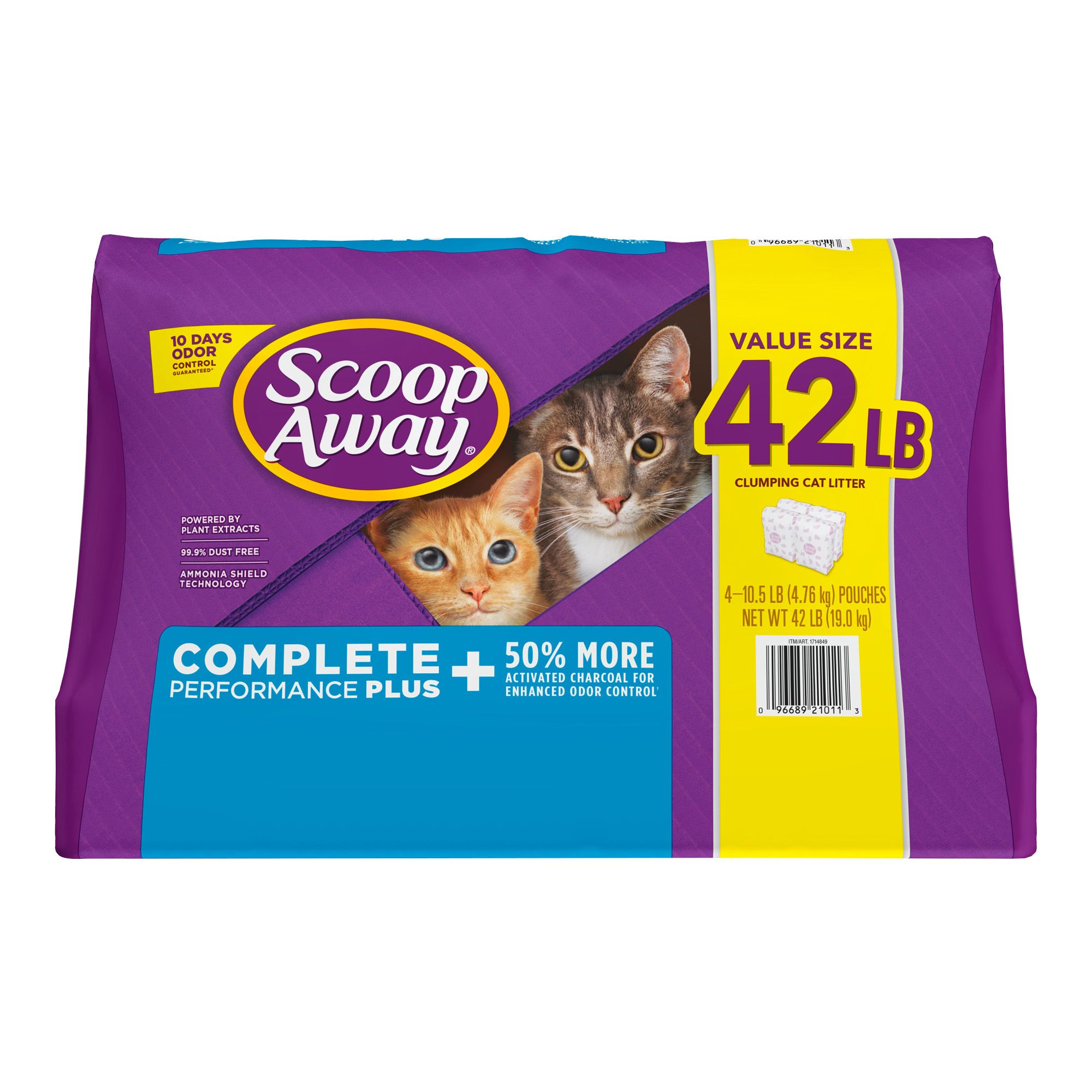 Scoop Away Complete Performance Plus Clumping Cat Litter 42 lbs