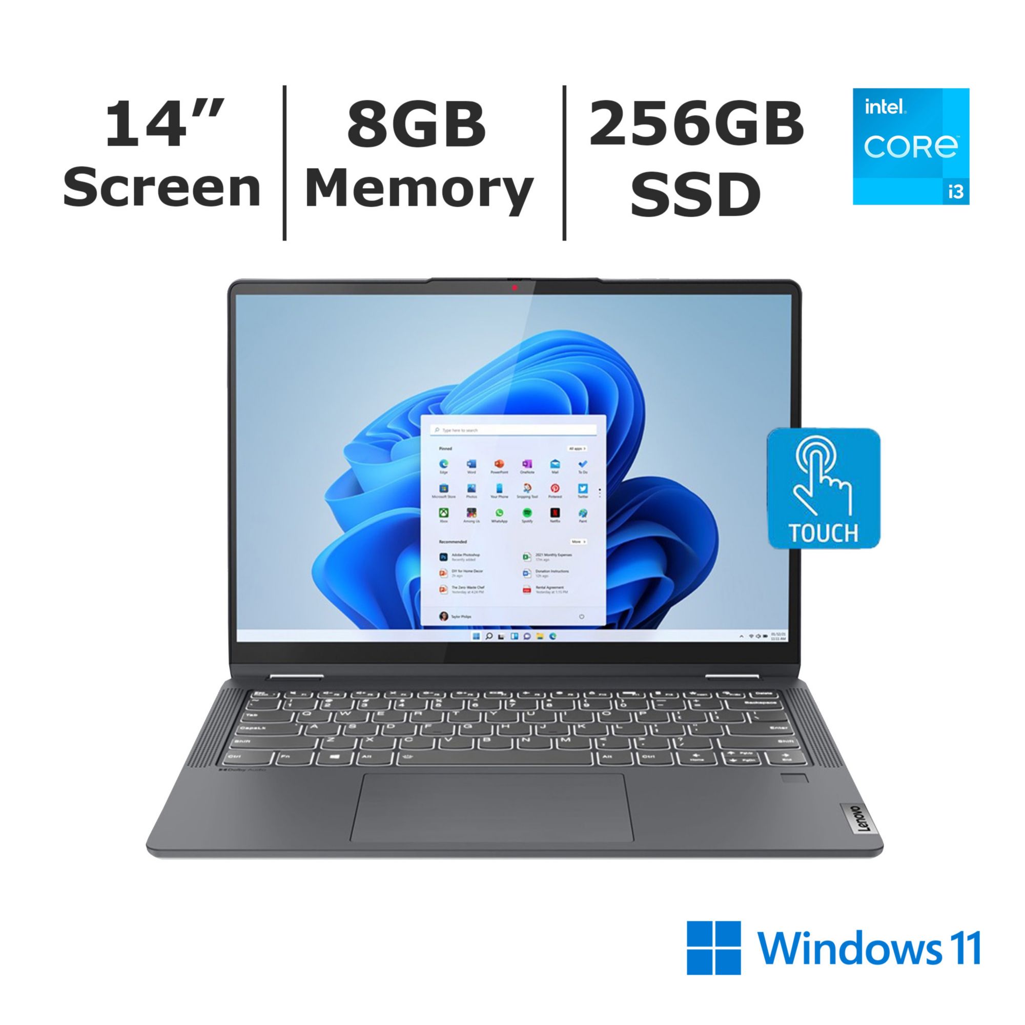 Humildad Incienso misericordia Lenovo Flex 5 14" IPS WUXGA Touch 2-in-1 Notebook, Intel Core i3-1215U  1.2GHz, 8GB RAM, 256GB PCIe SSD - BJs Wholesale Club