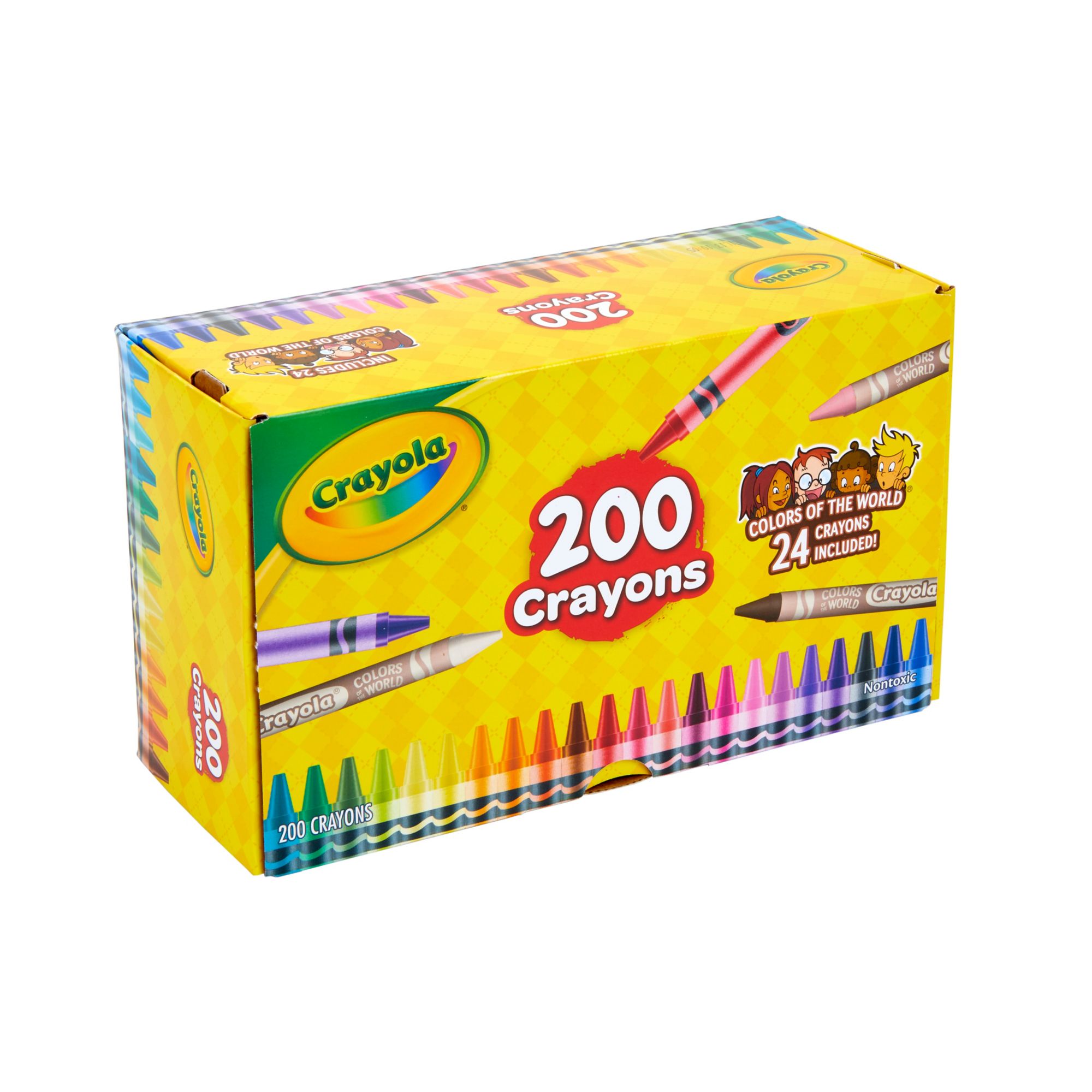 Crayola Jumbo Crayon Classpack - 5 Length - 0.5 Diameter - Assorted - 200  / Box - ICC Business Products