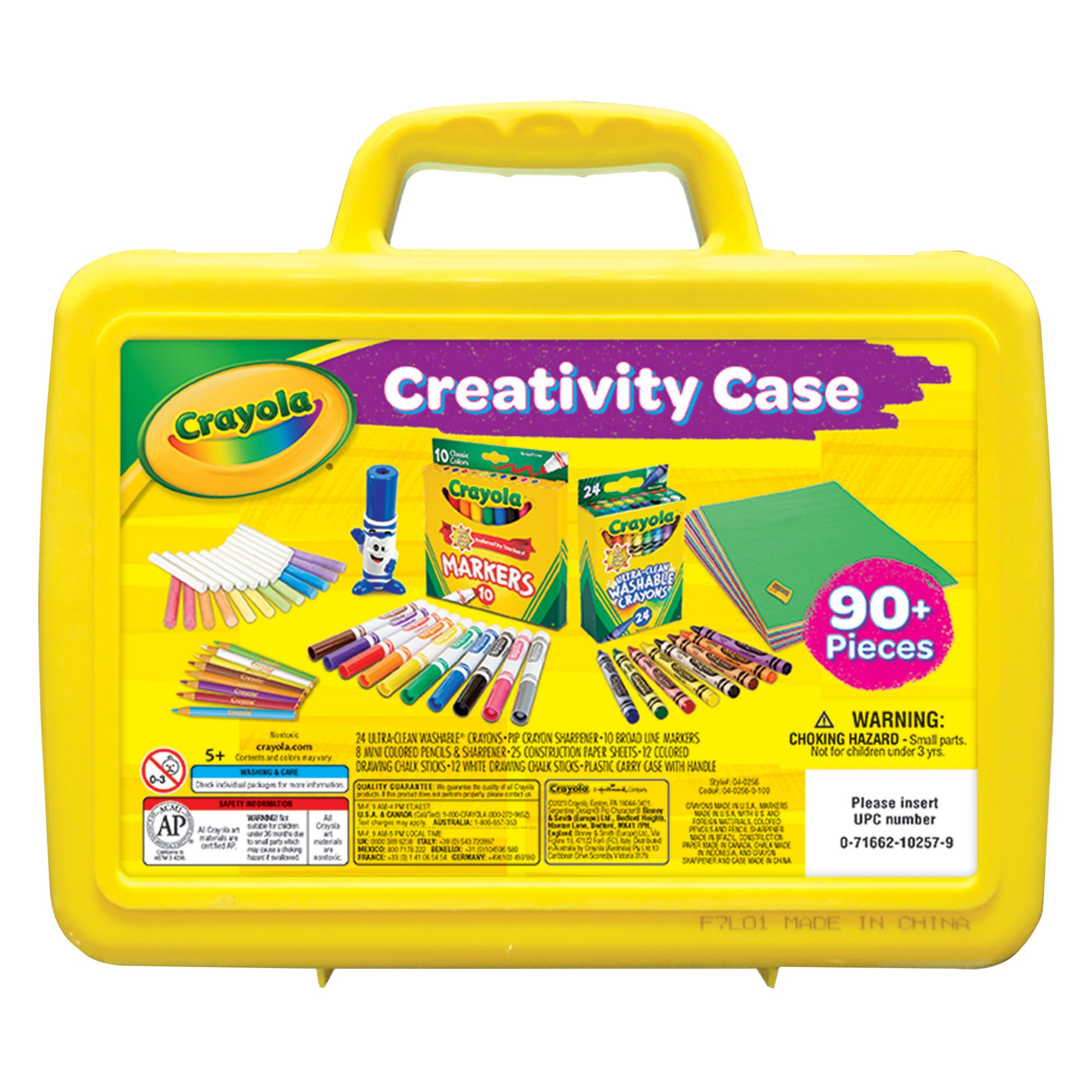 Crayola Creativity Case - Art Kit for Kids, 90 ct.