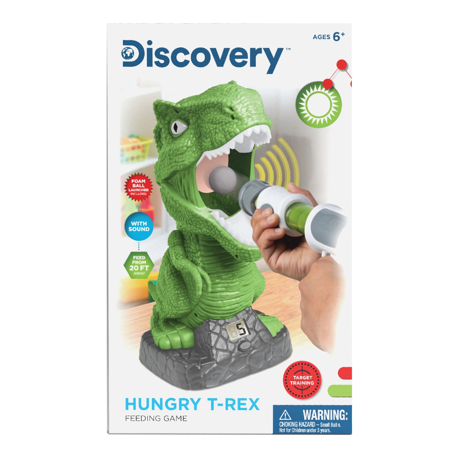 Hungry T Rex (Works) Dinosaur for Discovery Kids Feeding Game - Incomplete.