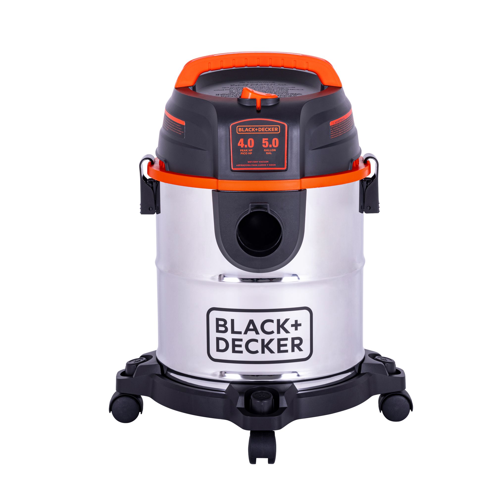 BLACK+DECKER 4 Gal. Poly Wet/Dry Vacuum with Blower Port and Hose