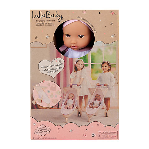 LullaBaby Baby Doll, Jogger Stroller and Accessories